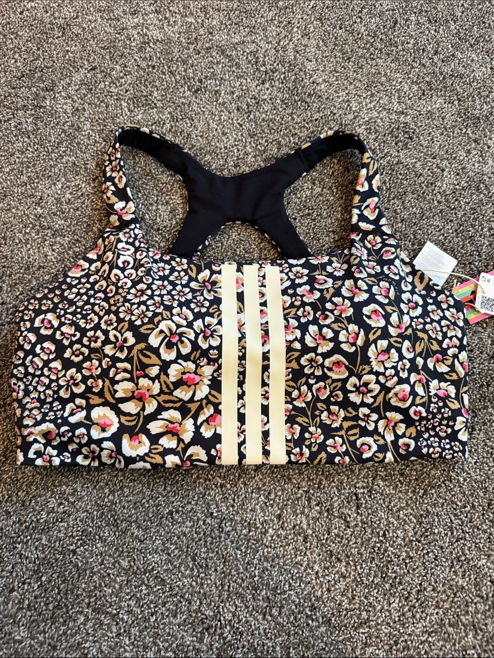 Adidas Farm Rio Floral Racerback Sports Bra -